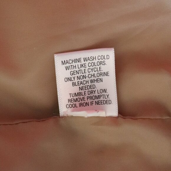 Croft & Barrow Women's Sz S Tan Animal Print Full Zip Lined Quilted Puffer Vest‎ - Picture 15 of 15